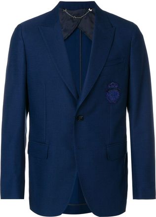 Billionaire Boys Club Blazer con logo ricamato - Blu