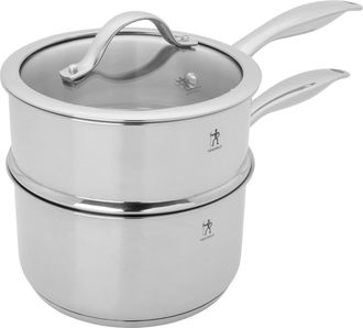 J.A. Henckels International Aragon 2.5-qt Stainless Steel Saucepan with lid & steamer insert