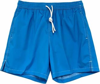 Fedeli Mens Madeira Airstop Swim Shorts Trunks In Bright Blue