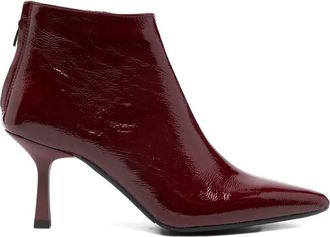 Gisèl moirè 70mm Amina boots - women - Leather/Leather/Nappa Leather - 38 - Red