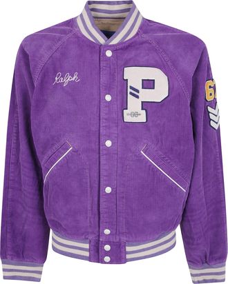 Ralph Lauren Jacket Woven Bomber New Violet Washed