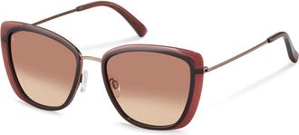 Rodenstock R3339 B Womens Sunglasses Burgundy Size 55