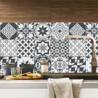 OEM Adhesivos Para Cocina Y Ba&ntilde;o De 20 Cm X 20 Cm - 20 Unidades, Adhesivos Para Azulejos De Pared, Imitaci&oacute;n Cer&aacute;mica, Imitaci&oacute;n Cemento - F&aacute;cil Aplicaci&oacute;