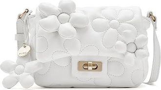 Aldo Fflowerpuffyy Cross Body Womens Handbags White, Polyurethane