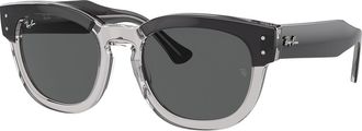 Ray-Ban RB0298SF Mega Hawkeye Asian Fit 1396B1 Mens Sunglasses Grey Size 53