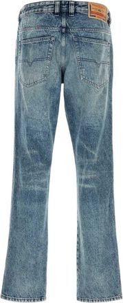 Diesel Mens Cotton-Hemp Blend Jeans Blue