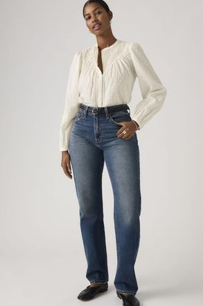 Levi's Dad Vaqueros Easy - Mujer - 23X30 - Lavado oscuro / Free Lunch