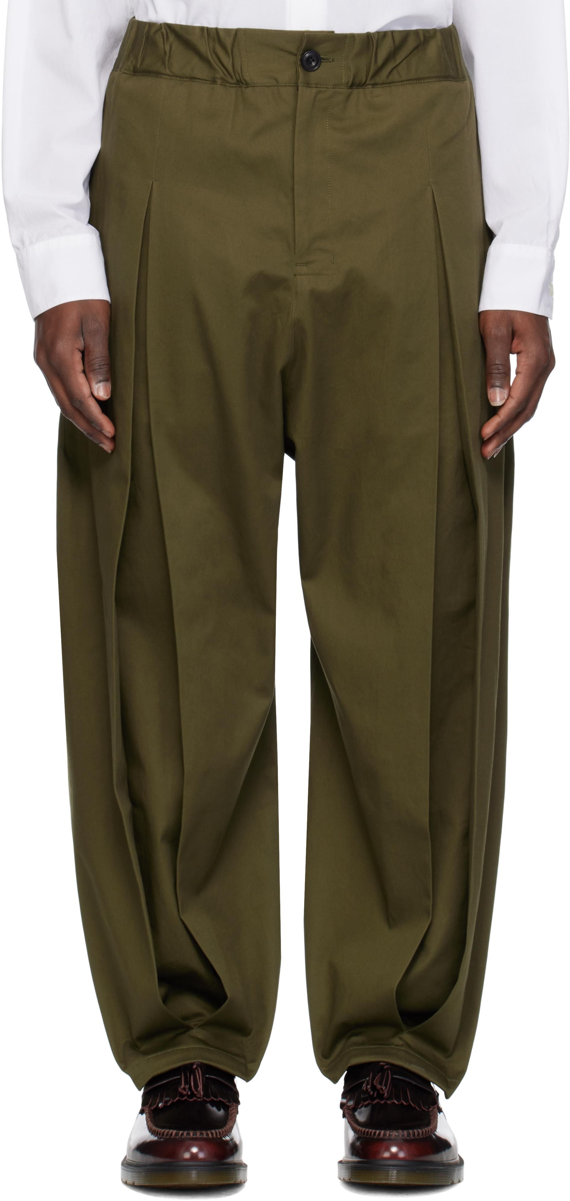 Jil Sander pleat-detail trousers - men - Viscose/Silk - 46