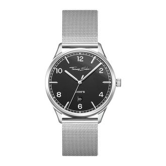 Thomas Sabo Code TS Zwart Zilver Horloge - Dames - Horloges - Grijs - ONE Size - Accessoires