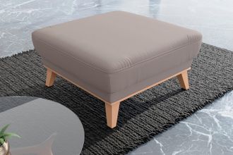 Sit&more Polsterhocker »Lavida« Mit elegantem Holzrahmen