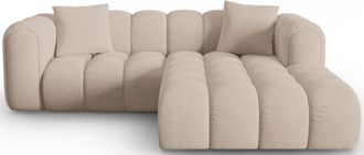 CXL by Christian Lacroix 3-Sitzer Designer Ecksofa Clotilde mit Eckteil rechts - Strukturstoff