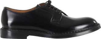 Doucal's Brushed Leather Derby Lace-Up Shoes