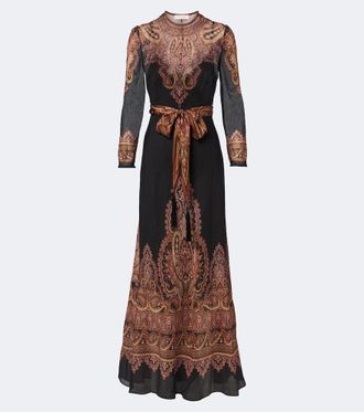 Zimmermann Ascent paisley linen and silk maxi dress