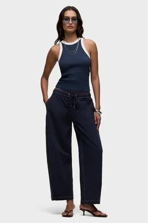 Hudson Drawstring Barrel Pant in Navy Blazer at Nordstrom, Size X-Large