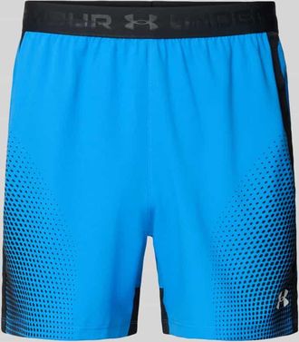 Under Armour Regular Fit Shorts mit Logo-Detail in Rauchblau, Größe XXL