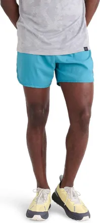 Saxx Mens Hightail 2N1 Running Shorts with Liner Blue XXL