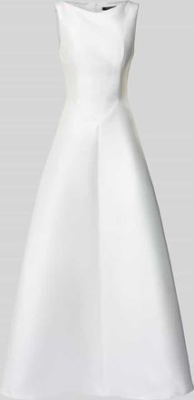 Swing Brautkleid mit Reißverschluss im ärmellosen Design in Offwhite, Größe 34