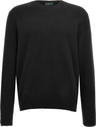 Zanone Heren, Truien, Zwart, Maat: 3XL Wol