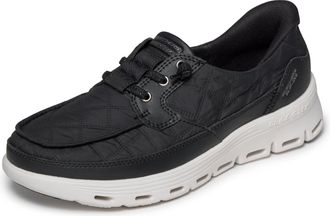 Skechers Womens Glide-Step Serene Newport Trainers, Black, 4.5 UK