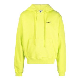 Off-white Caravaggio Arrows Hoodie Lime OMBB037S23FLE0015010