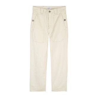 Isabel Marant Ermina Straight Trousers - female - Marant &eacute;toile - Straight Trousers - Beige - 2XS - Trousers