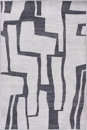 LALEE Waschbarer Design Teppich Vegas 203 - Silver