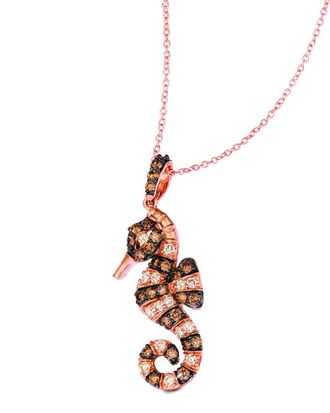 Le Vian 14K Strawberry Gold 0.73 Ct. Tw. Diamond Pendant Necklace