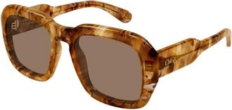 Chlo&eacute; Authentieke Bril met Topkwaliteit - unisex - Zonnebrillen - Bruin - 54 MM - Accessoires