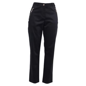 Michael Kors Zipper Pocket Trousers in Black Cotton