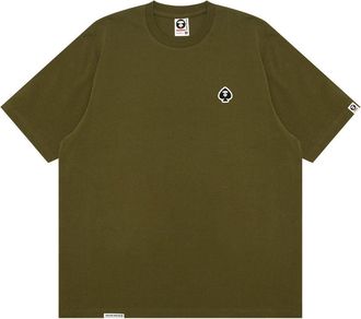 Aape By A Bathing Ape Katoenen T-shirt met logopatch - Groen