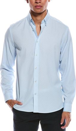 Report Collection 4-Way Geo Print Woven Sport Shirt