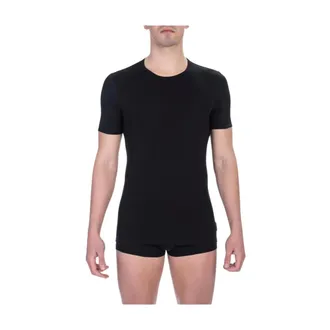 Dirk Bikkembergs Zwarte Katoenen Crew Neck T-Shirt - Heren - Ondergoed - Zwart - Maat: S Katoen