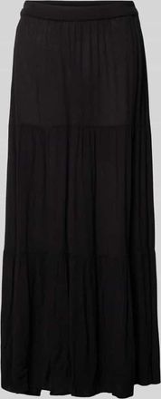 Only Ausgestellter Maxi-Rock aus reiner Viskose Modell MIKKA in Black, Gr&ouml;&szlig;e XL
