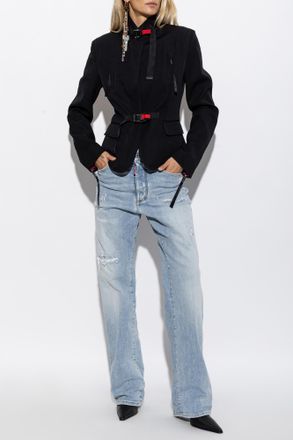 Dsquared2 Wool Blazer, Womens, Black