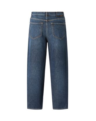 Pinko Womens Jeans Balloon-Fit Medium Blue Dark Wash