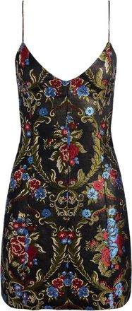 Alice & Olivia Abito corto Tayla a fiori - Nero