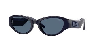 Diesel DL3021U 205380 Womens Sunglasses Blue Size 52