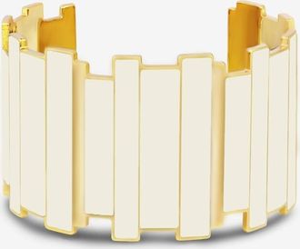 Bangle Up Emaillierte Manschette In&egrave;s Blanc Sable - 30