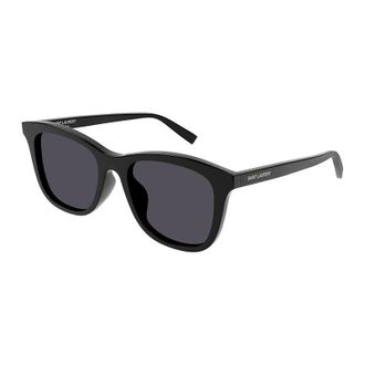 Saint Laurent Full Rim Acetate Sunglasses - Black