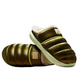 Nike (WMNS) Nike Burrow SE Slides Olive Aura Soft Pearl Volt HV5745-300