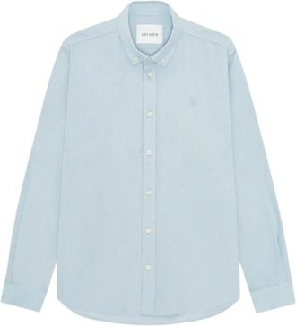 Les Deux Camicia in misto cotone e lino - - Shirts - Uomo - Blu - S