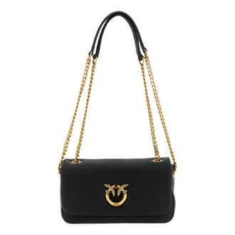 Pinko Pinko, Dames, Tassen, Zwart, Maat: ONE Size Leer
