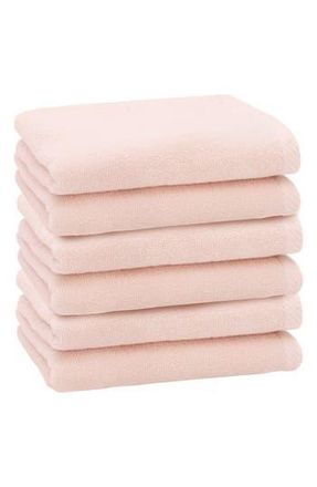 Linum Home Textiles 6-Pack Ediree Cotton Fingertip Towel Set in Blush at Nordstrom Rack