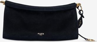 Alaia Schultertasche aus Nubukleder Le Click East West Small