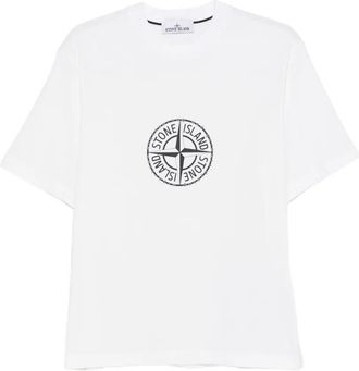 Stone Island All Around Compass Print T-Shirt