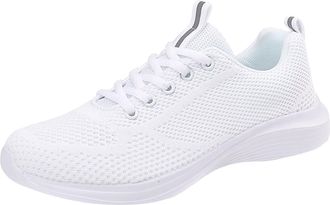 Generic Womens Orthopedic Running Trainers Women Wide Fit Slip on Sneakers Women Sports Shoes Fashion Solid Color Four Sports Shoes New Pattern Mesh Breathabl