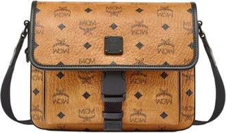 MCM Mcm Klassik Messenger Visetos Monogram Bag