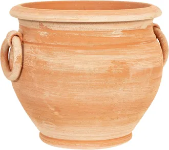 Biscottini International Jarr&oacute;n De Terracota Casp&ograve; 100% Made In Italy Totalmente Artesanal Jarr&oacute;n De Exterior