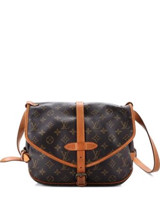 Louis Vuitton Saumur Handbag Monogram Canvas 30 crossbody bag - Marrone