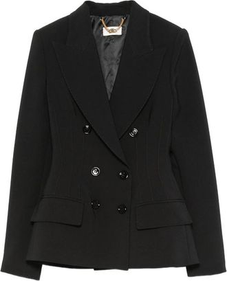 Elisabetta Franchi Double-breasted Darted Jacket